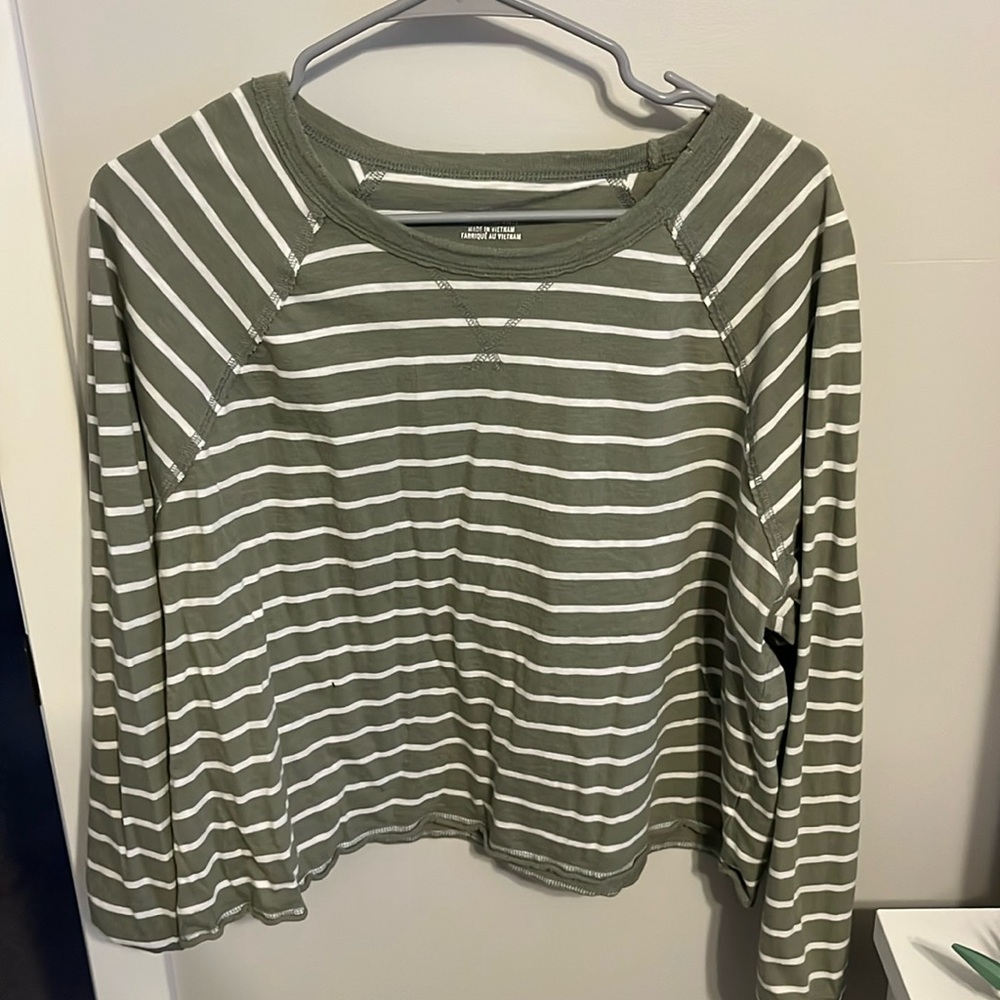 Aerie women’s striped long sleeve